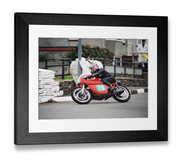 Framed Print : Ted Fenwick (Ducati) 2004 Pre TT Classic Framed Print : Ted Fenwick (Ducati) 2004 Pre TT Classic