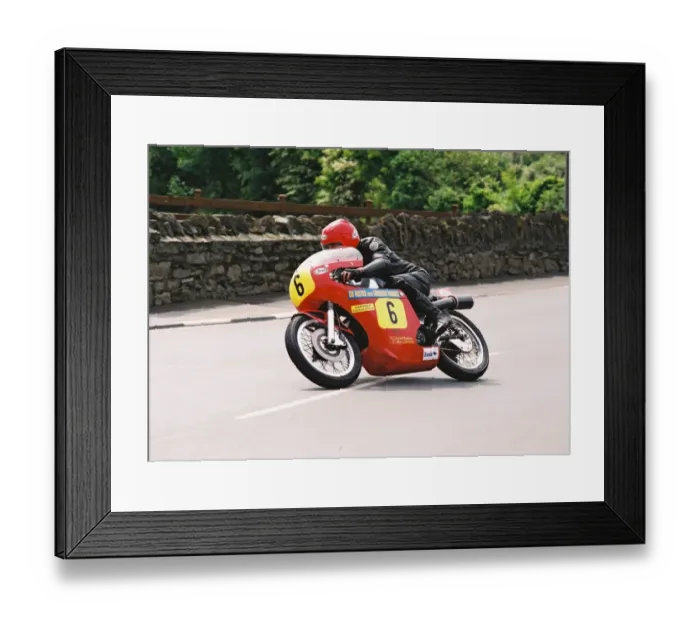 Framed Print : Allan Brew (Seeley) 2004 Pre TT Classic Framed Print : Allan Brew (Seeley) 2004 Pre TT Classic