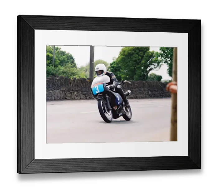 Framed Print : Derek Whalley (AJS) 2004 Pre TT Classic Framed Print : Derek Whalley (AJS) 2004 Pre TT Classic
