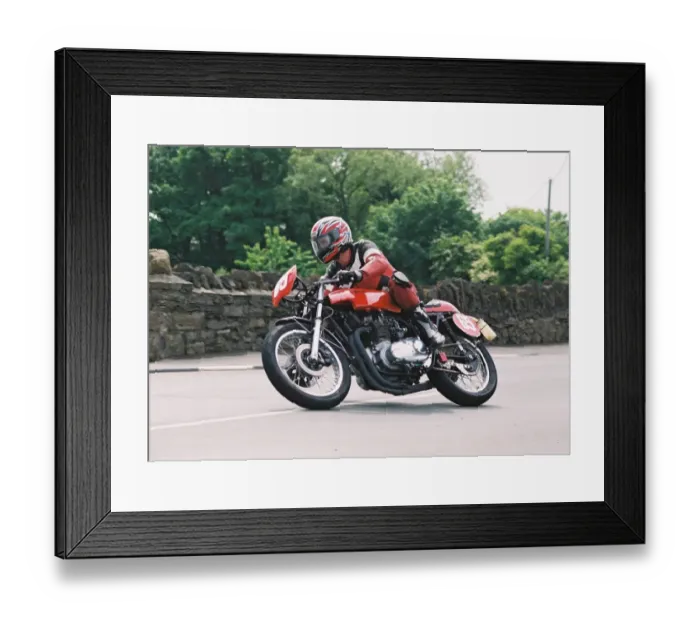 Framed Print : Dave Streets (BSA) 2004 Pre TT Classic Framed Print : Dave Streets (BSA) 2004 Pre TT Classic