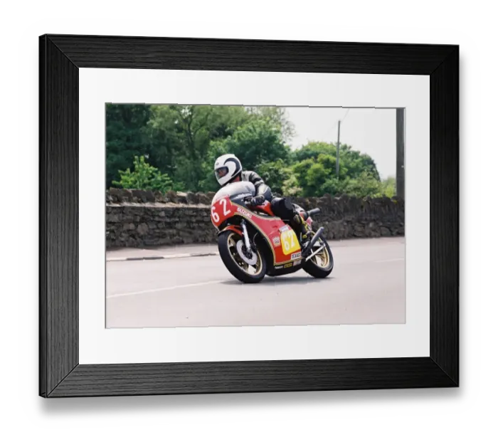 Framed Print : Paul Coward (Suzuki) 2004 Pre TT Classic Framed Print : Paul Coward (Suzuki) 2004 Pre TT Classic