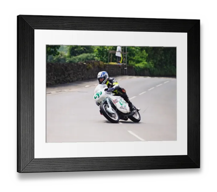 Framed Print : Mike Hose (Ariel) 2004 Pre TT Classic Framed Print : Mike Hose (Ariel) 2004 Pre TT Classic