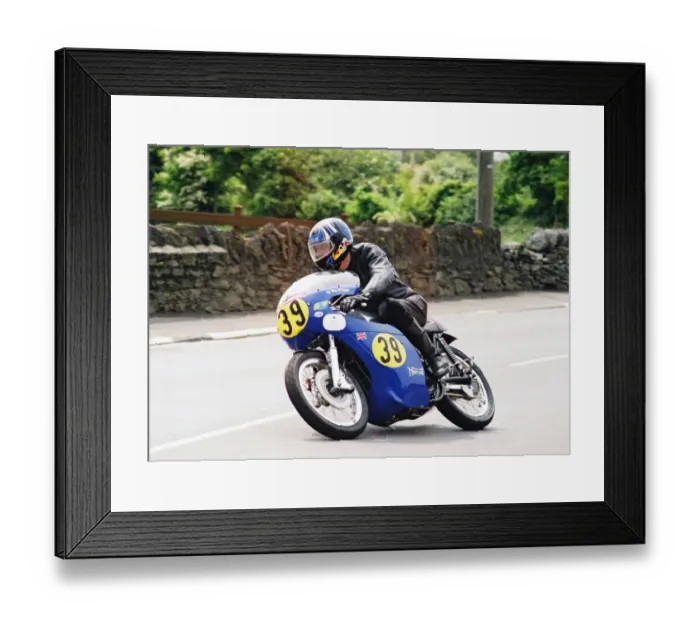 Framed Print : Roy Phipps (Norstar) 2004 Pre TT Classic Framed Print : Roy Phipps (Norstar) 2004 Pre TT Classic