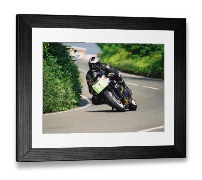 Framed Print : Craig McLean (Honda) 2004 Lightweight 400 TT