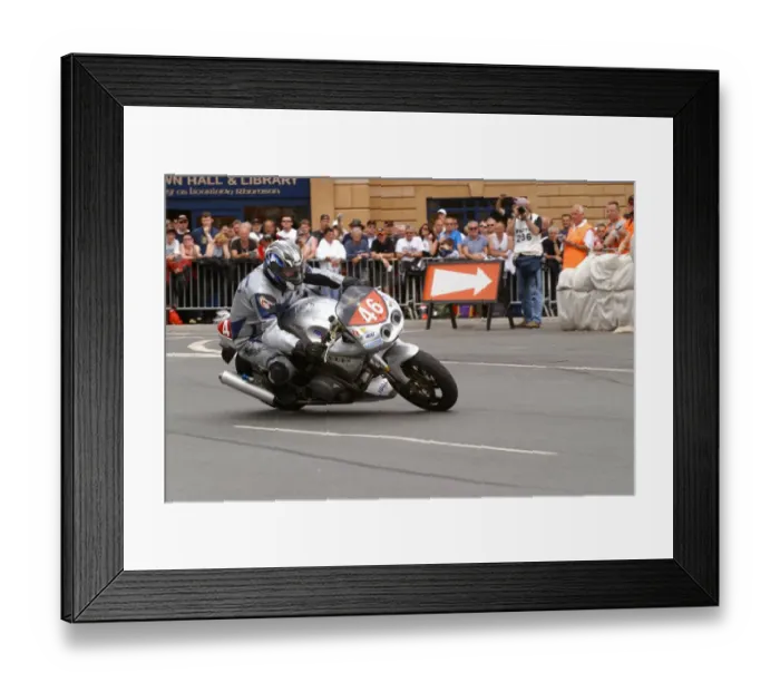 Framed Print : Fabrice Miguet (Voxan) 2004 Production 1000 TT Framed Print : Fabrice Miguet (Voxan) 2004 Production 1000 TT