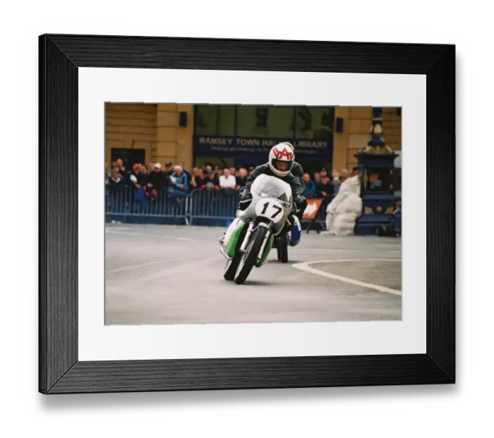 Framed Print : Terry Grotefeld (Benelli) 2004 Classic Parade Lap Framed Print : Terry Grotefeld (Benelli) 2004 Classic Parade Lap