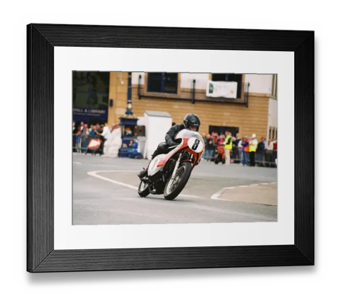 Framed Print : John Kidson (Honda) 2004 Classic Parade Lap