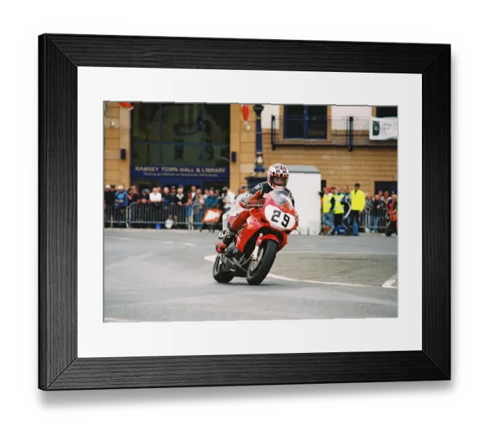 Framed Print : Bernard Murray (Honda) 2004 Classic Parade Lap