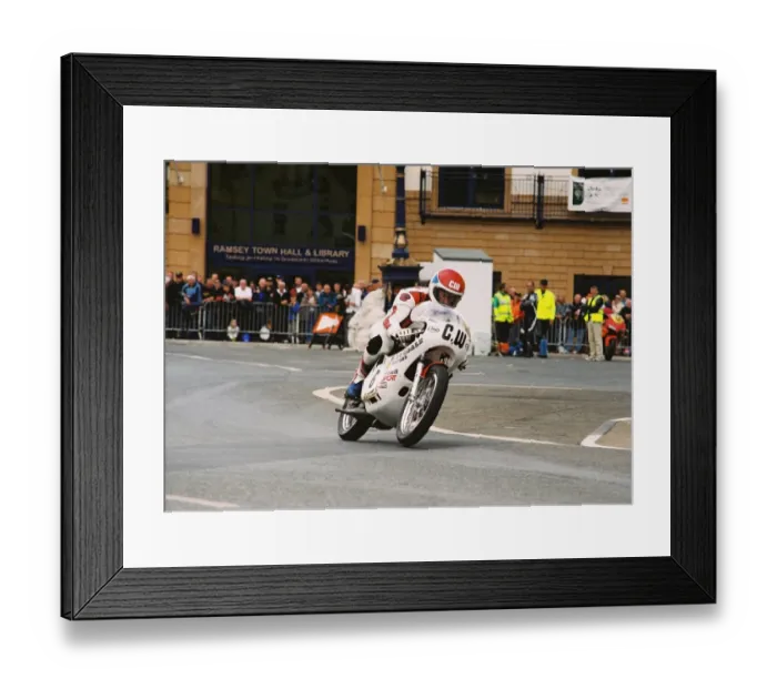 Framed Print : Charlie Williams (Maxton Yamaha) 2004 Classic Parade Lap Framed Print : Charlie Williams (Maxton Yamaha) 2004 Classic Parade Lap