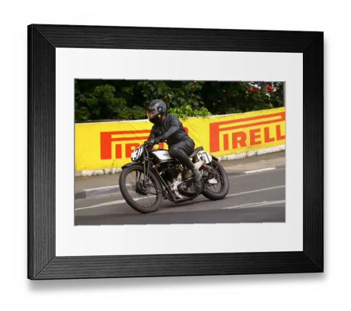 Framed Print : Arthur Parker (Norton) 2004 Classic Parade Lap Framed Print : Arthur Parker (Norton) 2004 Classic Parade Lap