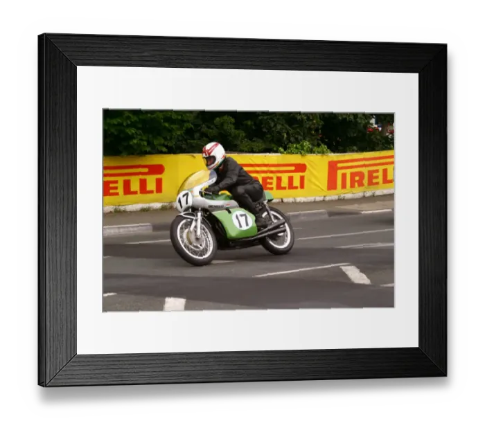 Framed Print : Terry Grotefeld (Benelli) 2004 Classic Parade Lap Framed Print : Terry Grotefeld (Benelli) 2004 Classic Parade Lap