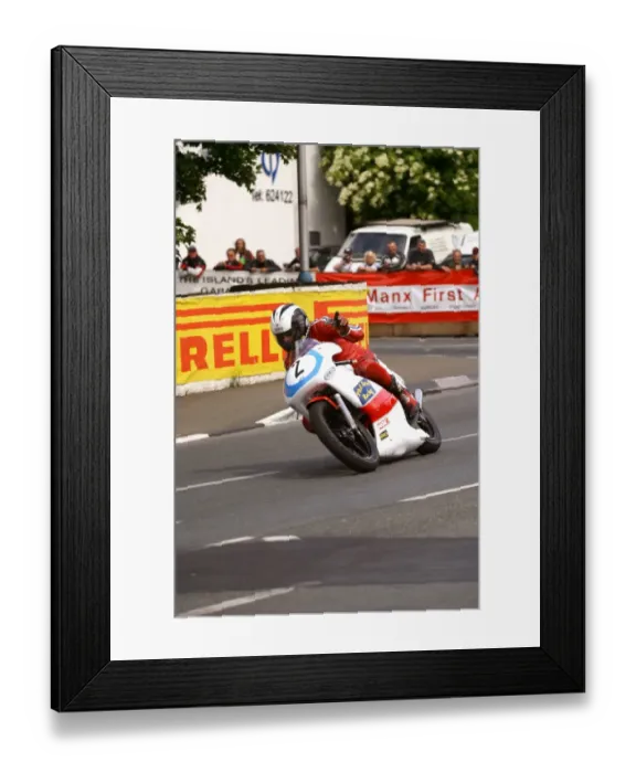 Framed Print : Phil Read (Yamaha) 2004 Classic Parade Lap Framed Print : Phil Read (Yamaha) 2004 Classic Parade Lap