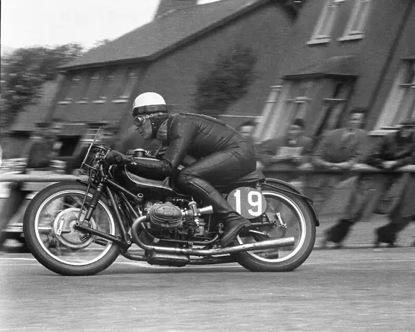 Walter Zeller (BMW) 1956 Senior TT