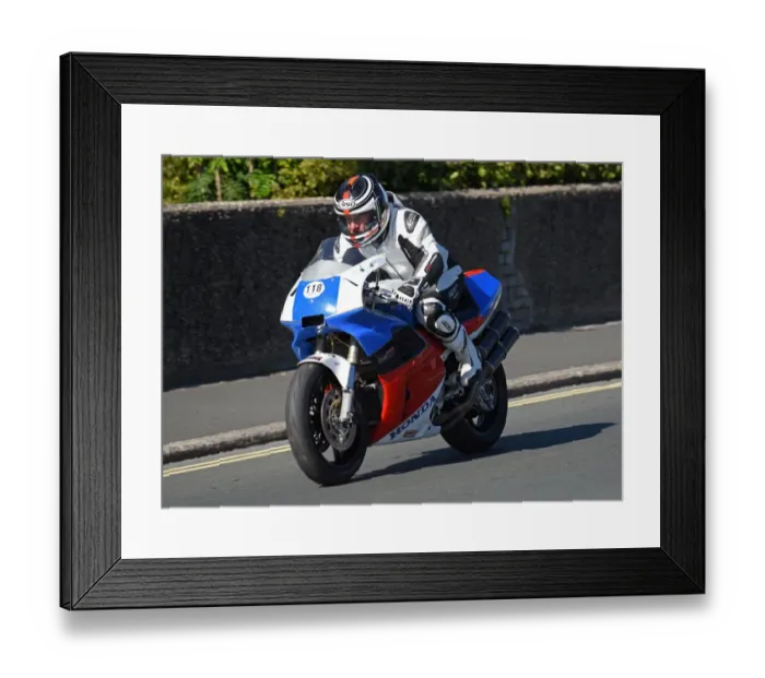 Framed Print : Tim Jones (Honda) 2016 Classic TT Lap Framed Print : Tim Jones (Honda) 2016 Classic TT Lap