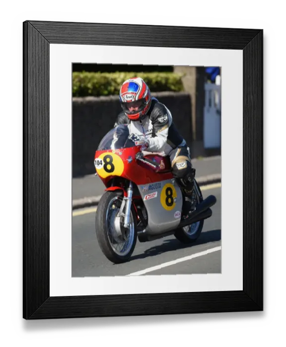 Framed Print : Sandro Baumann (MV) 2016 Classic TT Lap Framed Print : Sandro Baumann (MV) 2016 Classic TT Lap