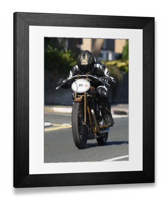 Framed Print : Marco Blumer (Motosacoche) 2016 Classic TT Lap Framed Print : Marco Blumer (Motosacoche) 2016 Classic TT Lap