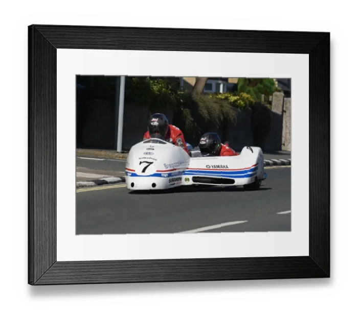 Framed Print : Dave Molyneux & Dan Sayle (Yamaha) 2016 Classic TT Lap Framed Print : Dave Molyneux & Dan Sayle (Yamaha) 2016 Classic TT Lap