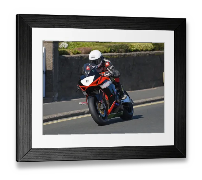 Framed Print : Joe Faragher (Honda) 2016 Classic TT Lap Framed Print : Joe Faragher (Honda) 2016 Classic TT Lap