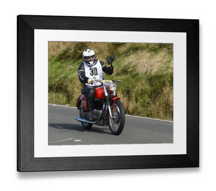 Framed Print : Gordon Hallett (Gilera) 2016 VMCC Parade Framed Print : Gordon Hallett (Gilera) 2016 VMCC Parade