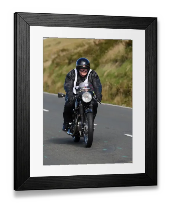 Framed Print : Rodney Wildsmith (Velocette) 2016 VMCC Parade Framed Print : Rodney Wildsmith (Velocette) 2016 VMCC Parade