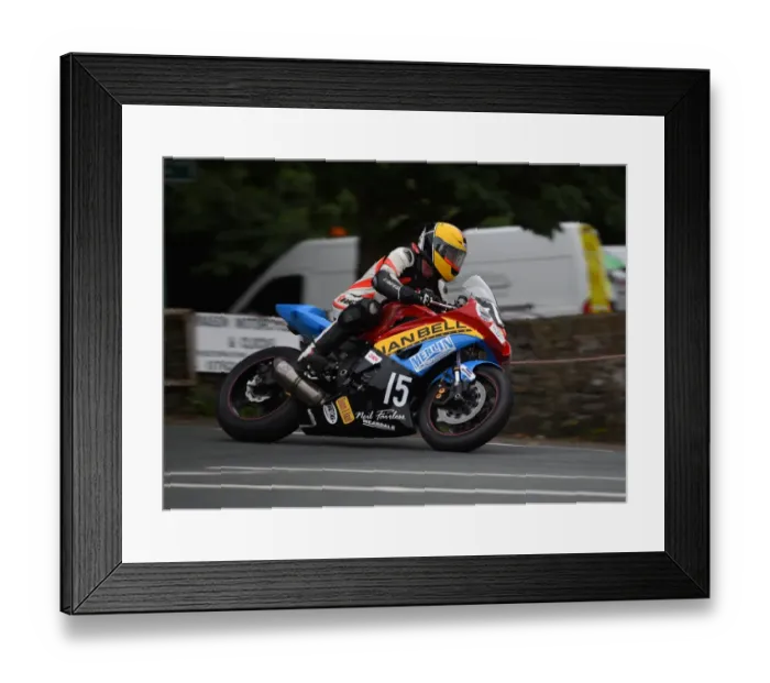 Framed Print : Conor Cummins (Yamaha) 2016 Superbike Classic TT Framed Print : Conor Cummins (Yamaha) 2016 Superbike Classic TT