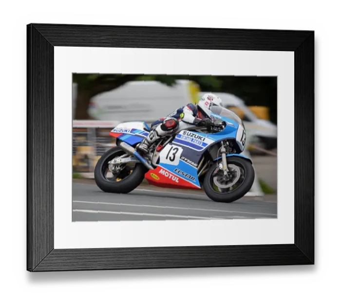 Framed Print : Danny Webb (Suzuki) 2016 Superbike Classic TT Framed Print : Danny Webb (Suzuki) 2016 Superbike Classic TT