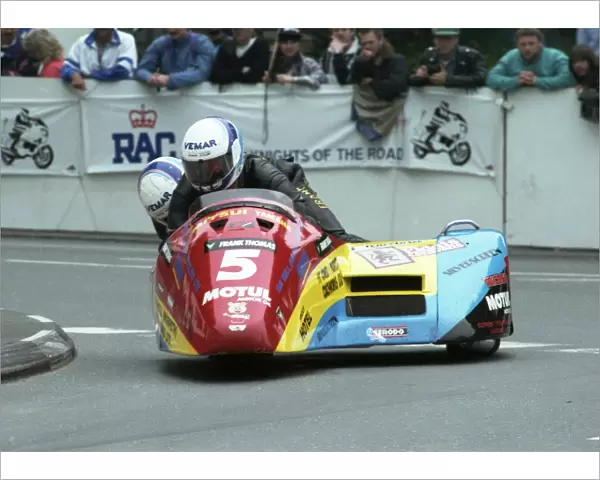 Geoff Bell & Keith Cornbill (Jacobs Yamaha) 1992 Sidecar TT