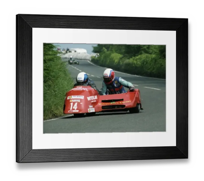 Framed Print : Dennis Keen & Robert Parker (Yamaha) 1992 Sidecar TT Framed Print : Dennis Keen & Robert Parker (Yamaha) 1992 Sidecar TT