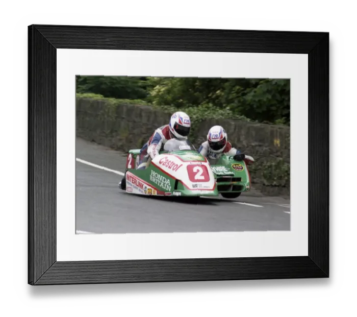 Framed Print : Mick Boddice & Dave Wells (Honda) 1992 Sidecar TT Framed Print : Mick Boddice & Dave Wells (Honda) 1992 Sidecar TT