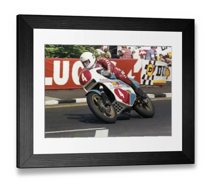 Framed Print : Helmut Dahne (Honda) 1978 Formula One TT Framed Print : Helmut Dahne (Honda) 1978 Formula One TT