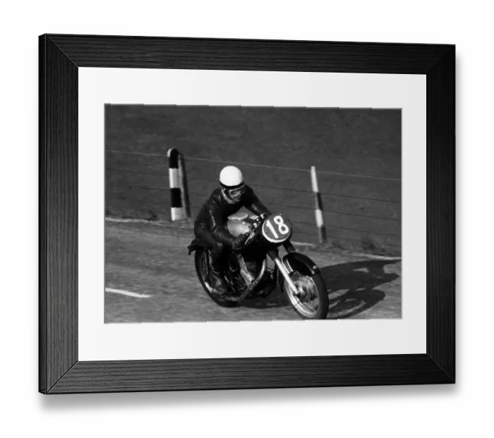 Framed Print : George Braun (Horex) 1955 Senior TT Framed Print : George Braun (Horex) 1955 Senior TT