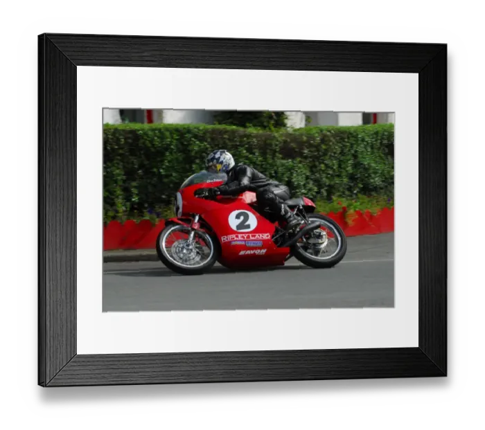 Framed Print : Chris Palmer (Honda) 2012 Classic Junior Manx Grand Prix