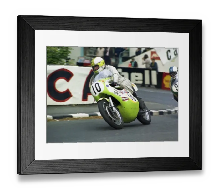 Framed Print : Alex George (Kawasaki) 1971 Formula One TT Framed Print : Alex George (Kawasaki) 1971 Formula One TT