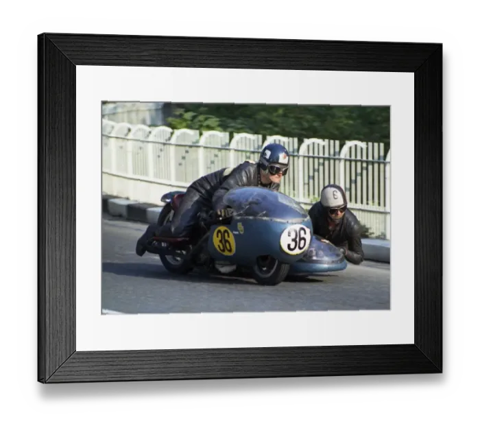 Framed Print : Colin Hornby & Mike Griffiths (Rumble BSA) 1969 750 Sidecar TT Framed Print : Colin Hornby & Mike Griffiths (Rumble BSA) 1969 750 Sidecar TT