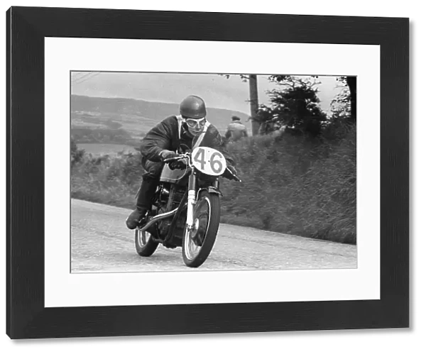 Alan Raynor (AJS) 1954 Junior Manx Grand Prix
