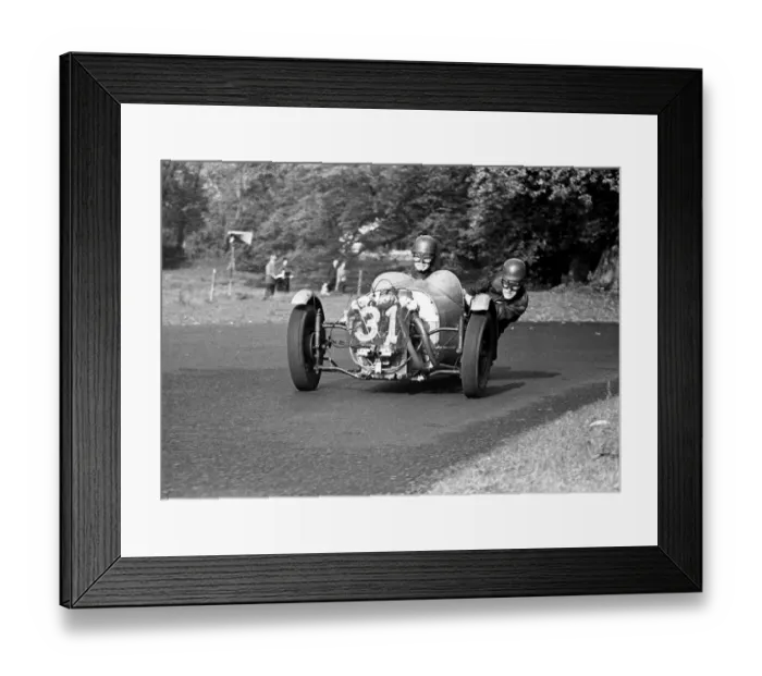 Framed Print : Cyril Hale (Morgan) 1953 Oulton Park Framed Print : Cyril Hale (Morgan) 1953 Oulton Park