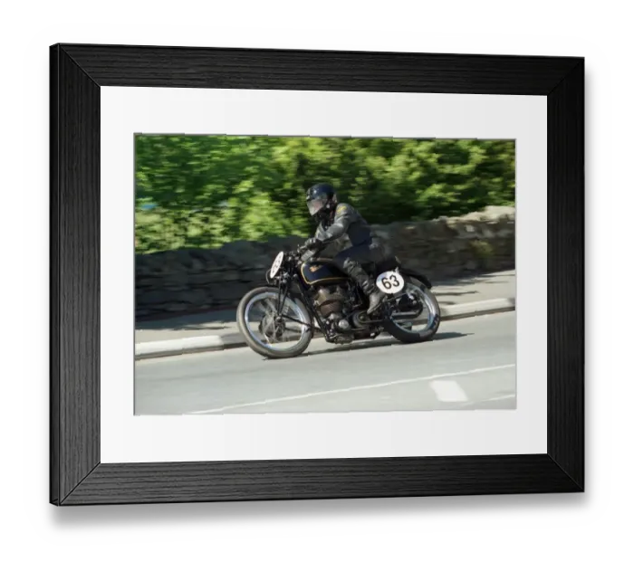 Framed Print : Thomas Fritsch (Velocette) 2002 Classic Parade Framed Print : Thomas Fritsch (Velocette) 2002 Classic Parade