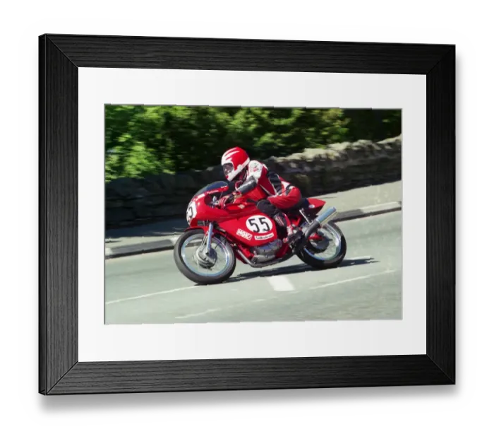 Framed Print : Dave Dock (Ducati) 2002 Classic Parade Framed Print : Dave Dock (Ducati) 2002 Classic Parade