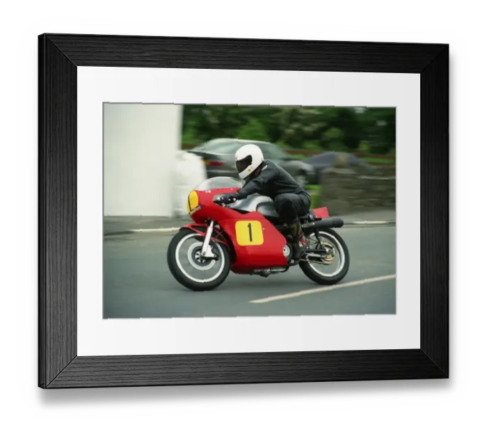Framed Print : Karl Wilkie (Seeley) 2002 Pre TT Classic Framed Print : Karl Wilkie (Seeley) 2002 Pre TT Classic