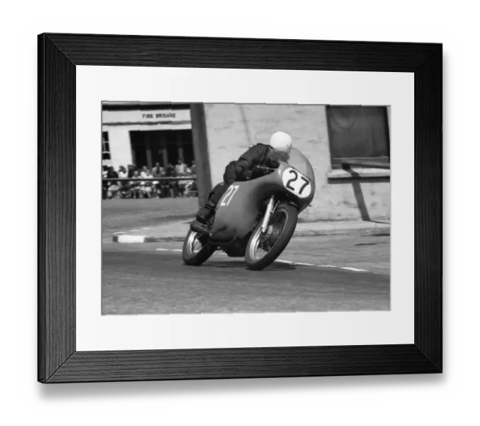 Framed Print : Syd Mizen (Norton) 1960 Junior TT Framed Print : Syd Mizen (Norton) 1960 Junior TT