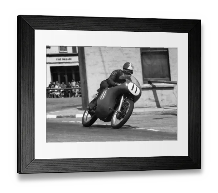 Framed Print : Eddie Crooks (Norton) 1960 Junior TT Framed Print : Eddie Crooks (Norton) 1960 Junior TT