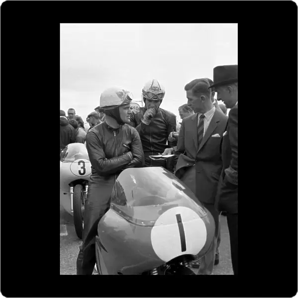 Bob McIntyre and Mike Hailwood 1961 Senior TT