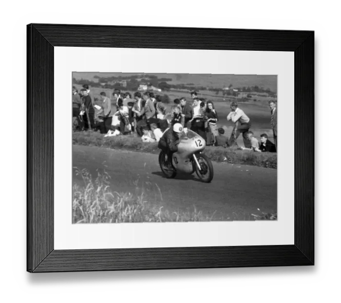 Framed Print : Geoff Duke (Norton) 1959 Senior Ulster Grand Prix