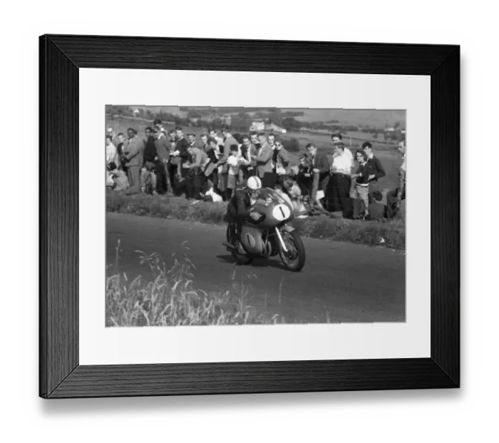 Framed Print : John Surtees (MV) 1959 Senior Ulster Grand Prix Framed Print : John Surtees (MV) 1959 Senior Ulster Grand Prix