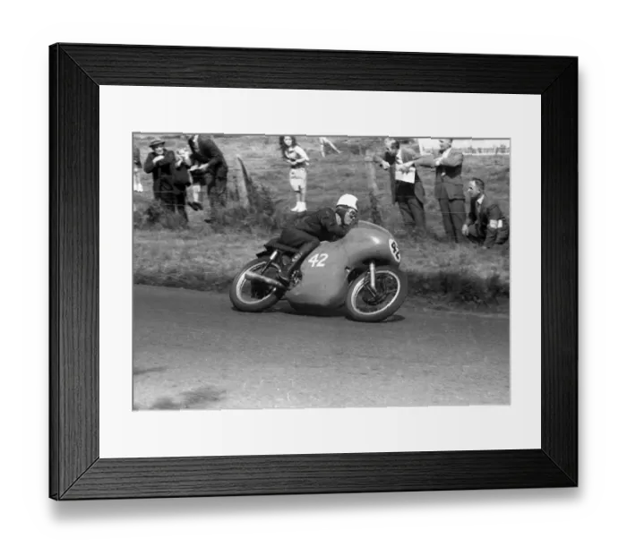 Framed Print : Geoff Duke (Norton) 1959 Junior Ulster Grand Prix Framed Print : Geoff Duke (Norton) 1959 Junior Ulster Grand Prix