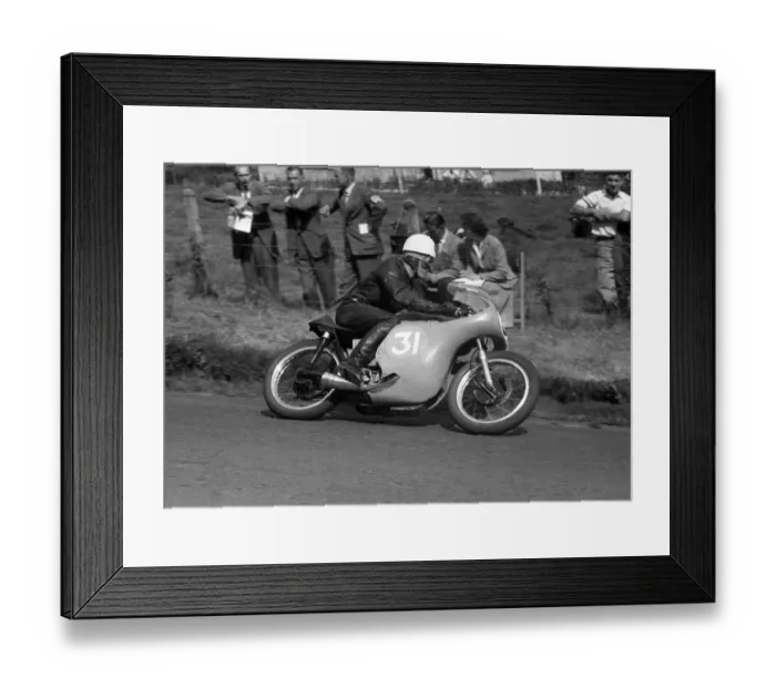 Framed Print : Patsy McGarrity (Norton) 1959 Junior Ulster Grand Prix Framed Print : Patsy McGarrity (Norton) 1959 Junior Ulster Grand Prix