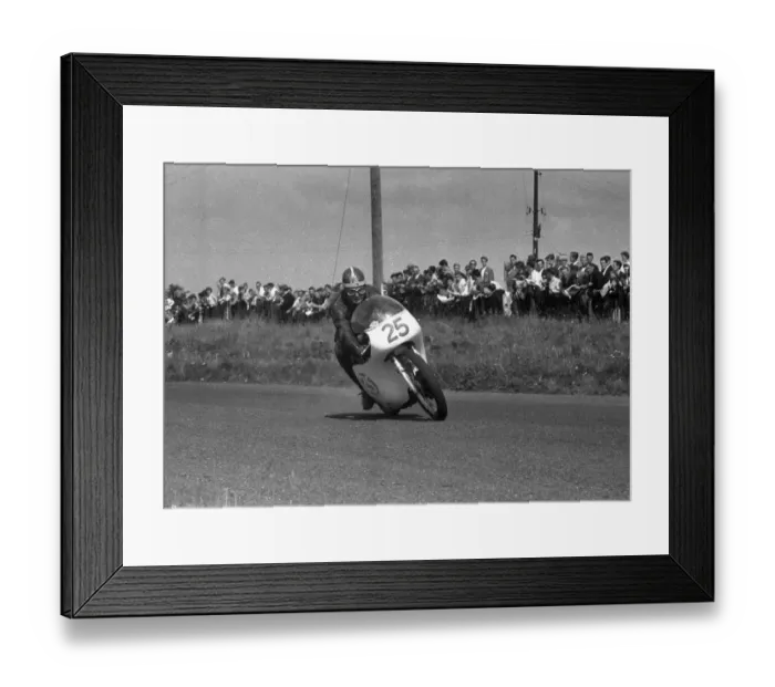 Framed Print : Mike Hailwood (AJS) 1959 Junior Ulster Grand Prix Framed Print : Mike Hailwood (AJS) 1959 Junior Ulster Grand Prix