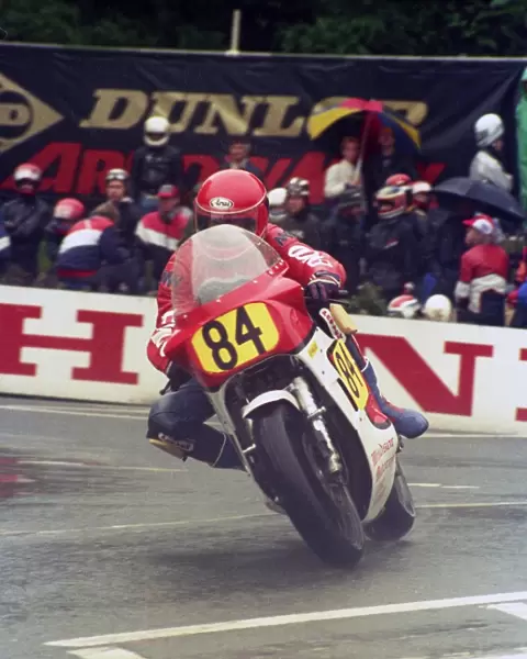 Ricky McMillan (Honda) 1987 Senior TT