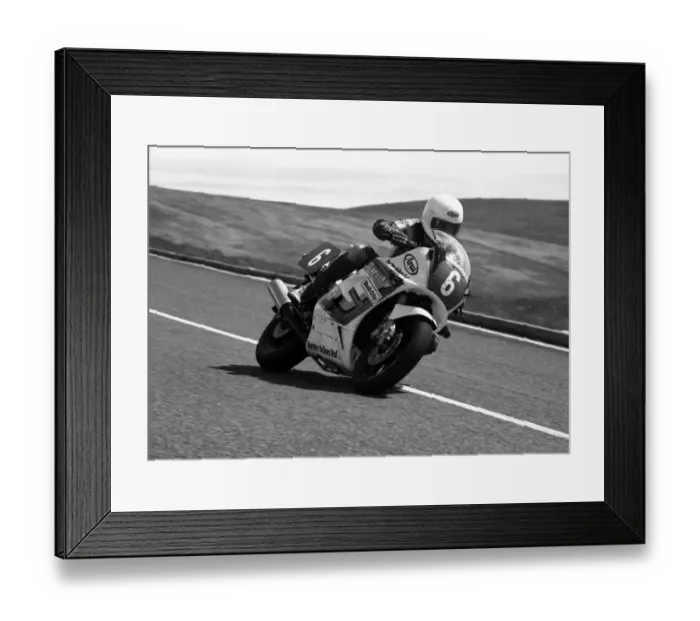 Framed Print : Howard Selby (Kawasaki) 1986 Production A TT Framed Print : Howard Selby (Kawasaki) 1986 Production A TT
