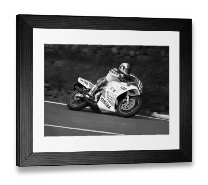 Framed Print : Graham Cannell (Yamaha) 1986 Production D TT Framed Print : Graham Cannell (Yamaha) 1986 Production D TT